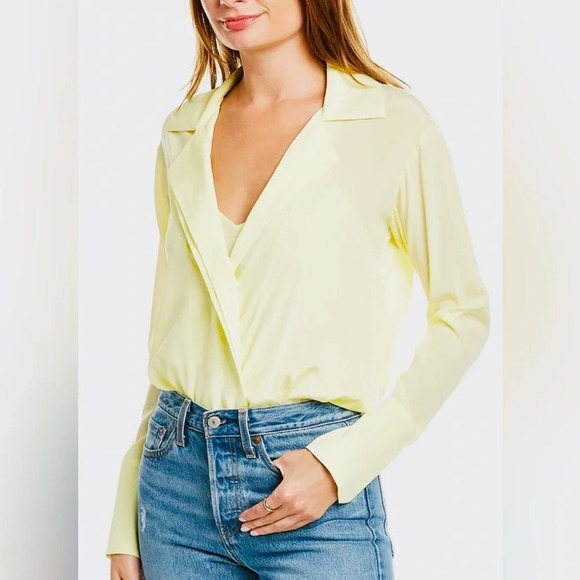 A.L.C. DIANA BODYSUIT - CANARY - Picture 2 of 7